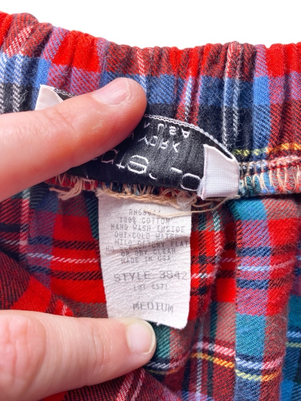 Sweater Loft Vintage Red Tartan Plaid Cotton Midi Skirt - Picture 8 of 13